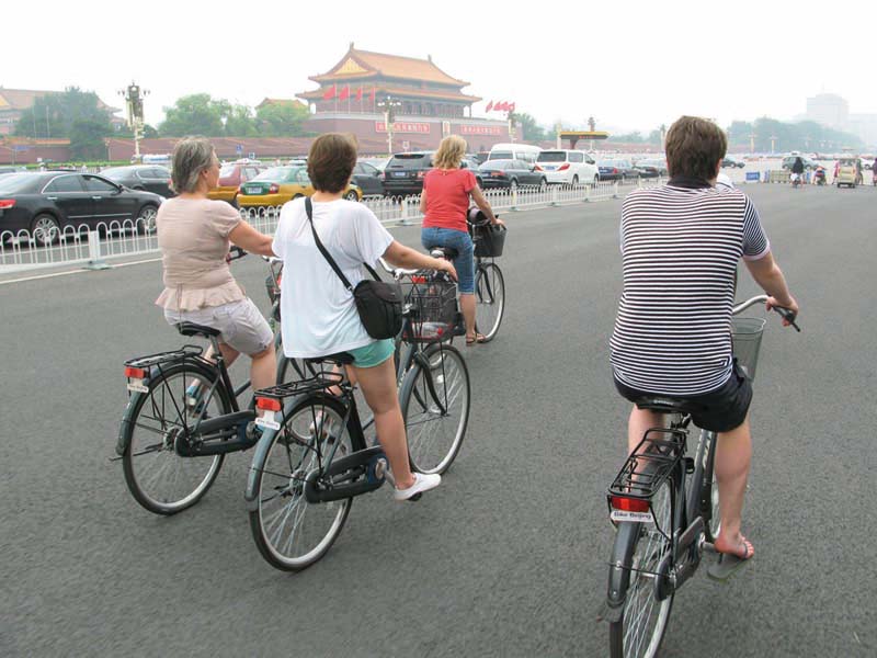 Fiets langs de mooiste punten van Beijing.